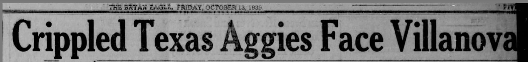 The Eagle Archives: October 13, 1939